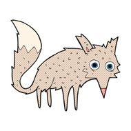 funny comic cartoon wolf