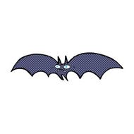 comic cartoon vampire bat