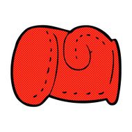 comic cartoon boxing glove