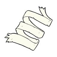 comic cartoon heraldry scroll