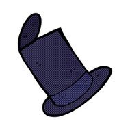 comic cartoon old top hat