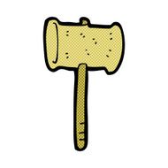 comic cartoon gavel
