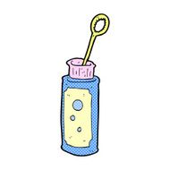 comic cartoon bubble blower