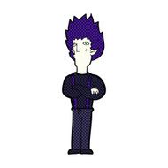 comic cartoon vampire man N4