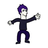 comic cartoon vampire man N5