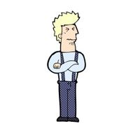 comic cartoon annoyed man N2