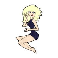 comic cartoon sexy woman