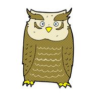 comic cartoon owl N2