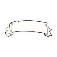 heraldry scroll banner comic cartoon