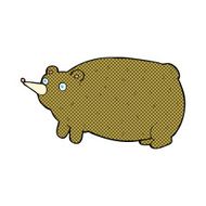 funny comic cartoon bear N8