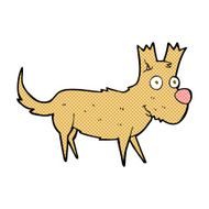 comic cartoon cute little dog