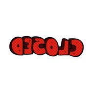 comic cartoon closed symbol
