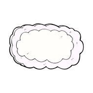 comic cartoon cloud symbol