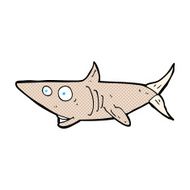 comic cartoon happy shark