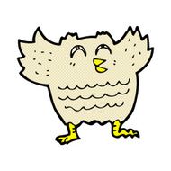 comic cartoon owl N3