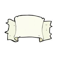comic cartoon heraldry scroll banner