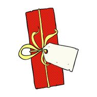 comic cartoon christmas present N2