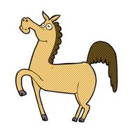 funny comic cartoon horse