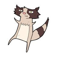 comic cartoon raccoon