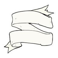 heraldry scroll comic cartoon