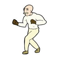 comic cartoon victorian boxer