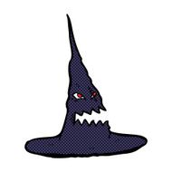 comic cartoon spooky witches hat