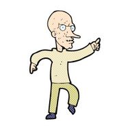 comic cartoon angry old man N4