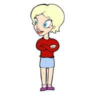 comic cartoon pretty woman N4