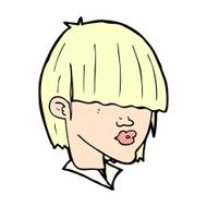 comic cartoon fashion haircut