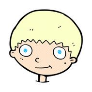 comic cartoon happy boy