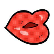 comic cartoon lips N2