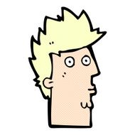 comic cartoon surprised face