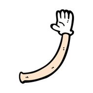comic cartoon arm N2