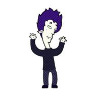 comic cartoon vampire man N6