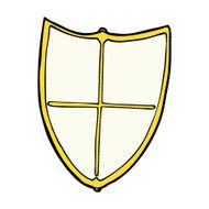 comic cartoon heraldic shield N2