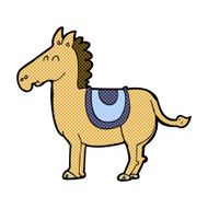 comic cartoon donkey