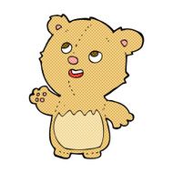 comic cartoon happy little teddy bear N3