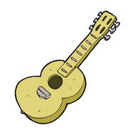 comic cartoon guitar