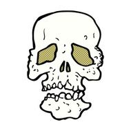 comic cartoon skull N3