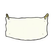 comic cartoon cloth banner