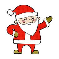 comic cartoon santa claus N6