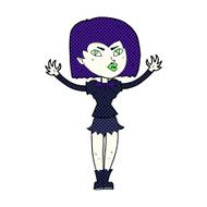 comic cartoon vampire girl N6