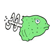 comic cartoon fish head N2