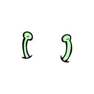 comic cartoon alien antennae