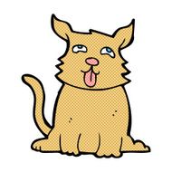 comic cartoon happy dog N3