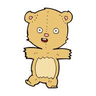 comic cartoon dancing teddy bear