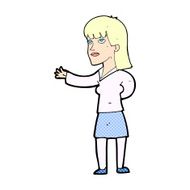 comic cartoon woman explaining N3