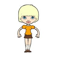 comic cartoon girl