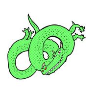comic cartoon dragon