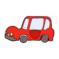 comic cartoon car N2